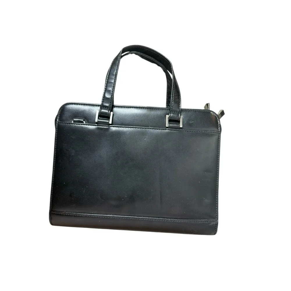 Franklin Covey Zip Around Day Planner, black, with handles‎ 7 rings